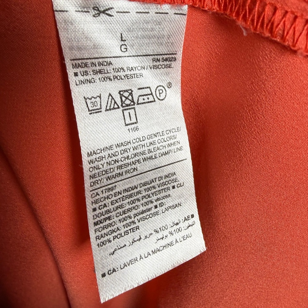 Old Navy Floral Off-Shoulder Midi Dress - Orange, Pink, Yellow - Picture 7 of 8